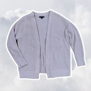 American Eagle Medium Beige Open Front Cardigan